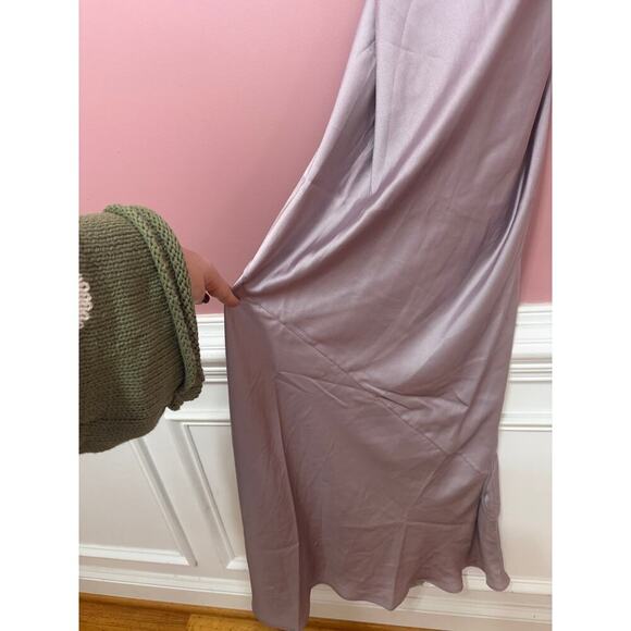 Show Me Your Mumu Tuscany Maxi Slip Dress Satin Size Large - Picture 5 of 8